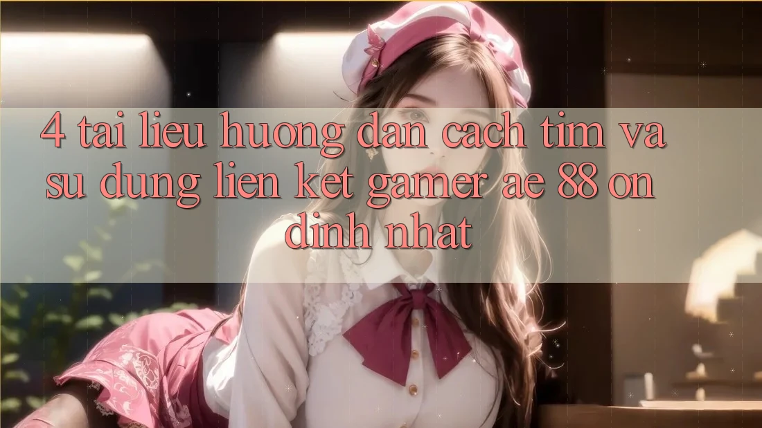 4. Tài liệu hướng dẫn Cách Tìm Và Sử Dụng Liên kết Gamer AE 88 Ổn định nhất