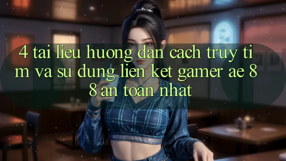 4. Tài liệu hướng dẫn Cách Truy tìm Và Sử Dụng Liên kết Gamer AE 88 An Toàn nhất