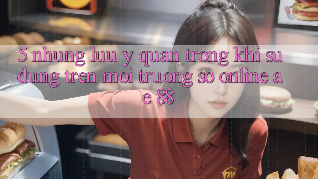 5. Những Lưu Ý Quan Trọng Khi Sử dụng Trên Môi trường số Online AE 88