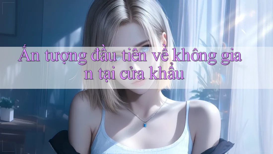 Ấn tượng đầu tiên về không gian tại cửa khẩu