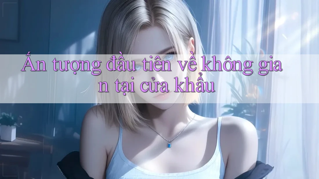 Ấn tượng đầu tiên về không gian tại cửa khẩu