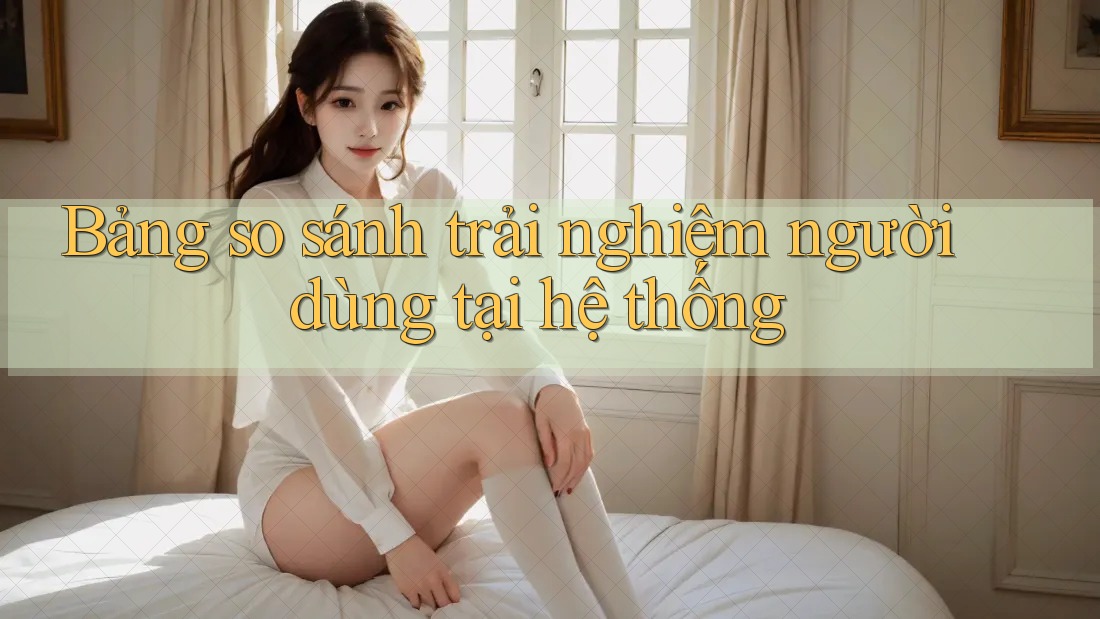 Bảng so sánh trải nghiệm người dùng tại hệ thống