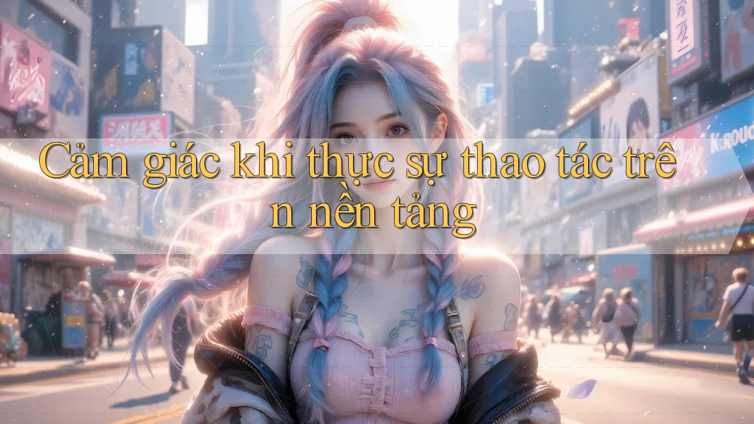 Cảm giác khi thực sự thao tác trên nền tảng