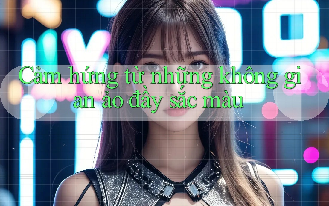 Cảm hứng từ những không gian ảo đầy sắc màu