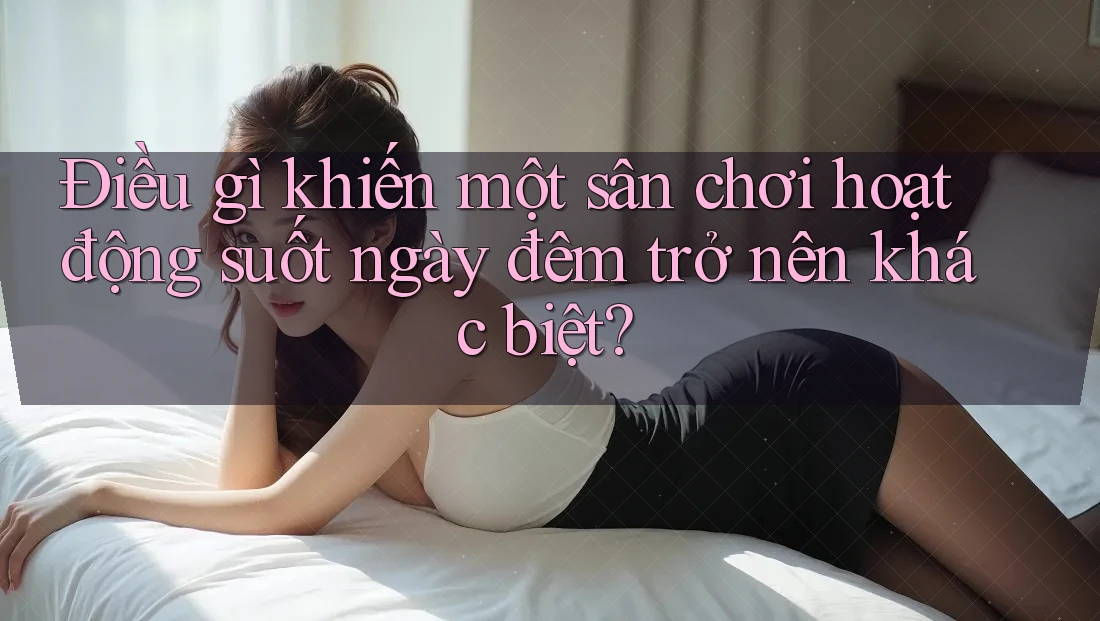 Điều gì khiến một sân chơi hoạt động suốt ngày đêm trở nên khác biệt?