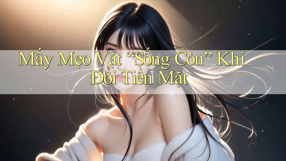 Mấy Mẹo Vặt “Sống Còn” Khi Đổi Tiền Mặt Mấy Mẹo Vặt “Sống Còn” Khi Đổi Tiền Mặt