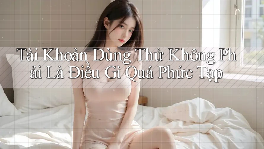 Tài Khoản Dùng Thử Không Phải Là Điều Gì Quá Phức Tạp Tài Khoản Dùng Thử Không Phải Là Điều Gì Quá Phức Tạp