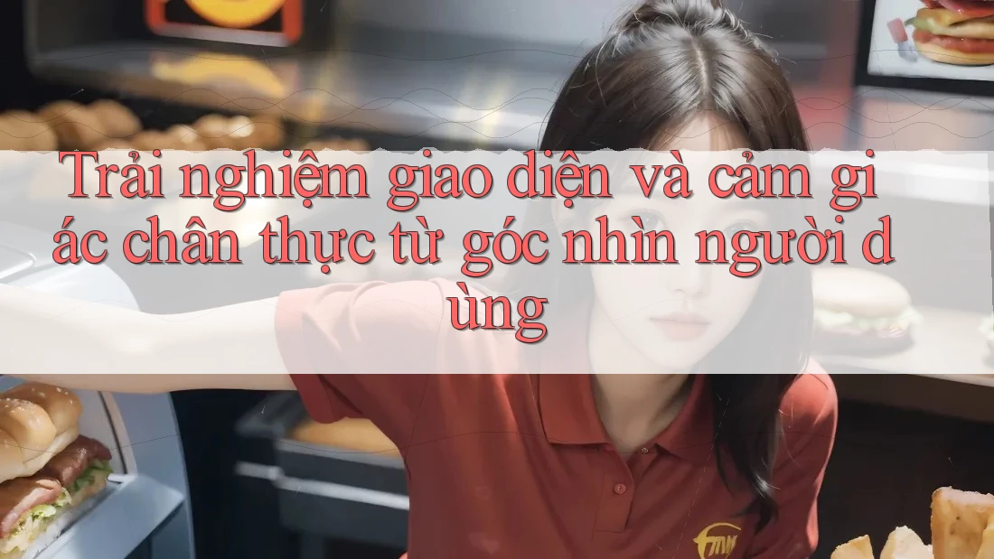 Trải nghiệm giao diện và cảm giác chân thực từ góc nhìn người dùng